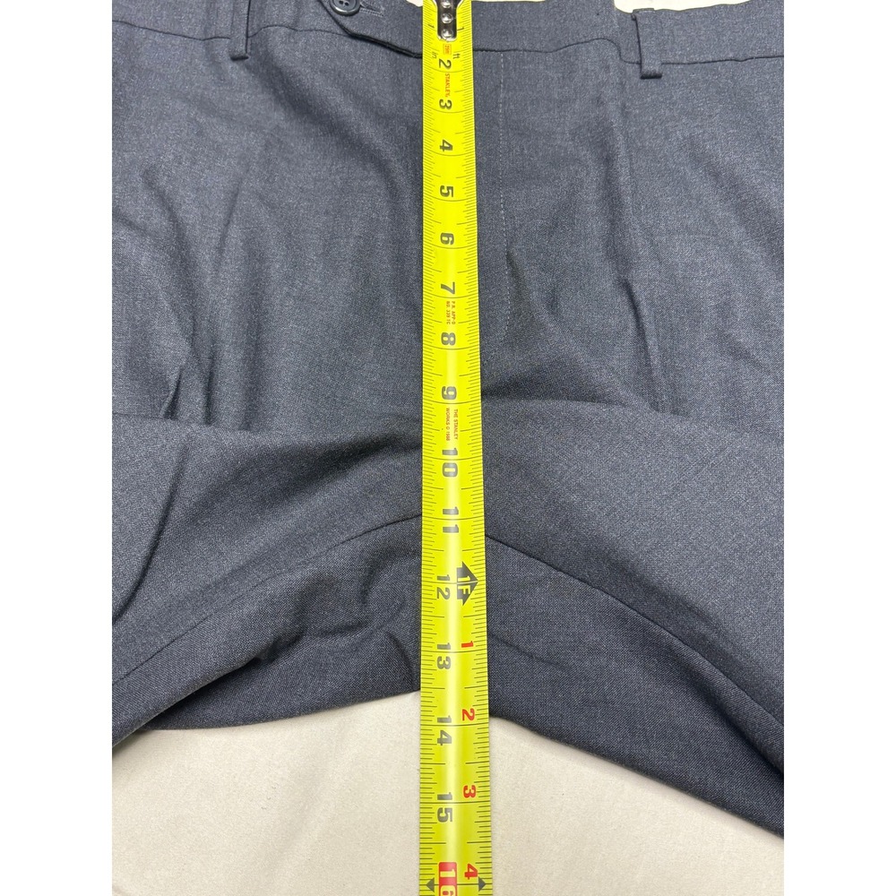 Brooks Brothers 346 Mens Wool Stretch Dress Pants Charcoal Grey W38 L29 73551027 - Picture 7 of 10
